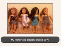 my first sewing projects around 2014